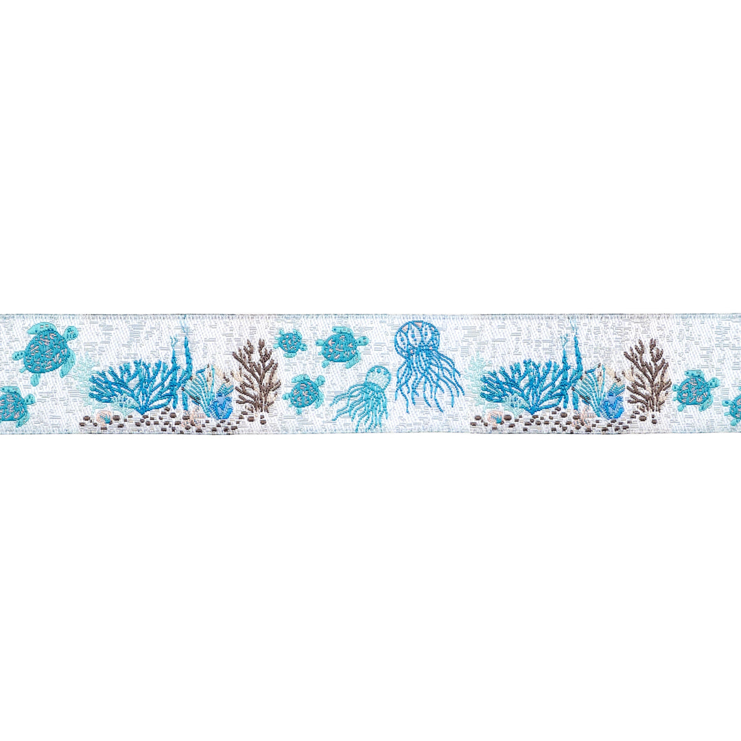 Gulf Breeze - Turtle Bay - 7/8" width - by Becca Plymale - One Yard