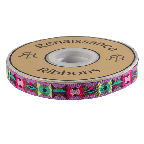 Arrowhead Lunar Glow Purple by Tula Pink - 5/8" - by the yard
