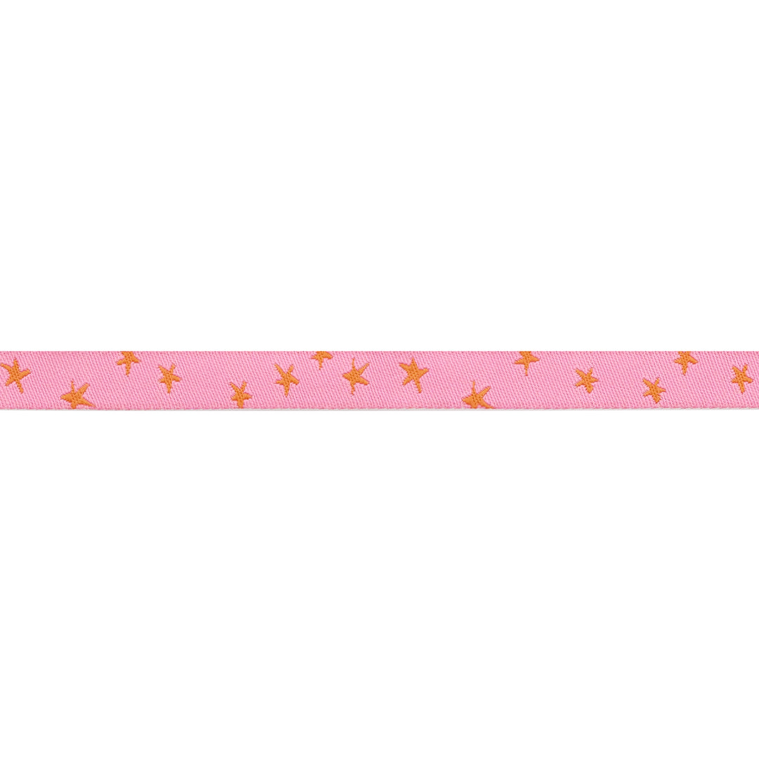 Mixtape - Starry in Vivid Pink - 3/8" - by Alexia Abegg - One Yard