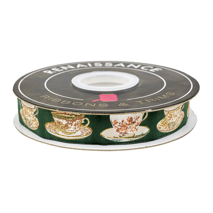 Spruce - Cup of Tea - 7/8" width - by Sharon Holland - One Yard