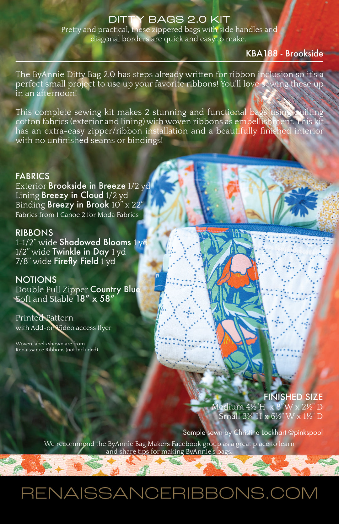 Sewing Kit - Ditty Bags 2.0 - Brookside