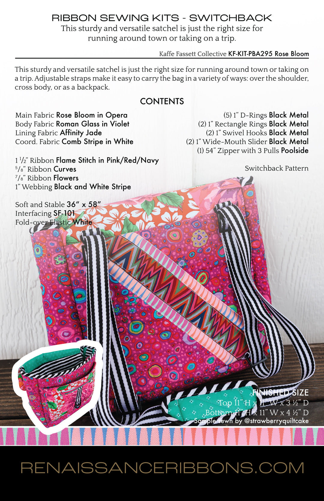 Sewing Kit - Switchback - ByAnnie - Rose Bloom