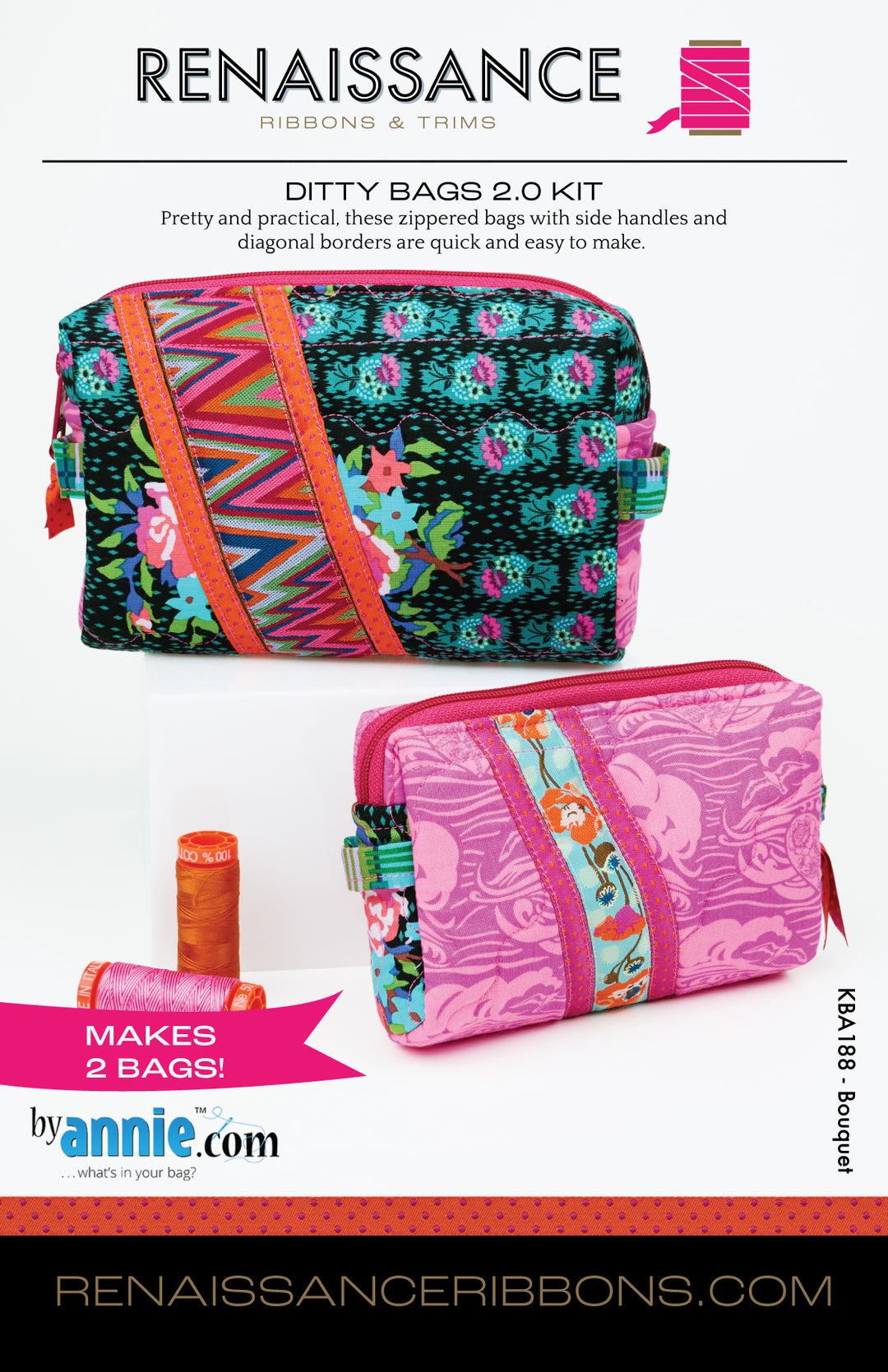 Sewing Kit - Ditty Bags 2.0 - Bouquet BASE