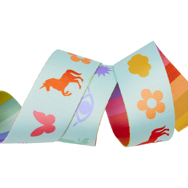 Legendary - Charmed WEBBING in Stardust - 1-1/2" width - by Tula Pink - 3 Yard Pack (Preorder)