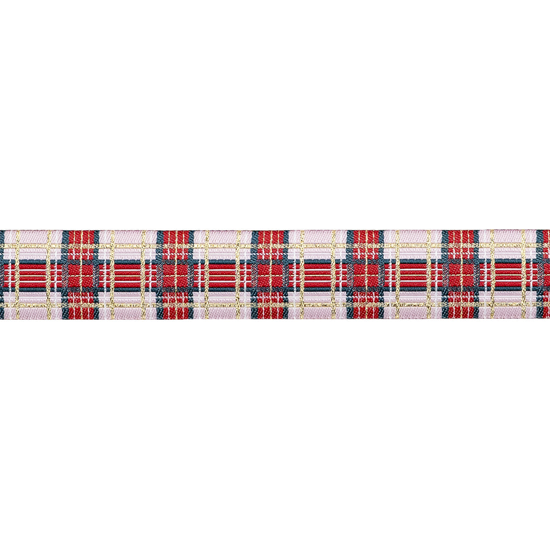 Adventale - Ribbon Plaid in Sparkle - 7/8" width - by Katarina Roccella - One Yard