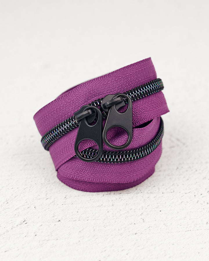 Amethyst - Handbag Zipper - Renaissance Ribbons