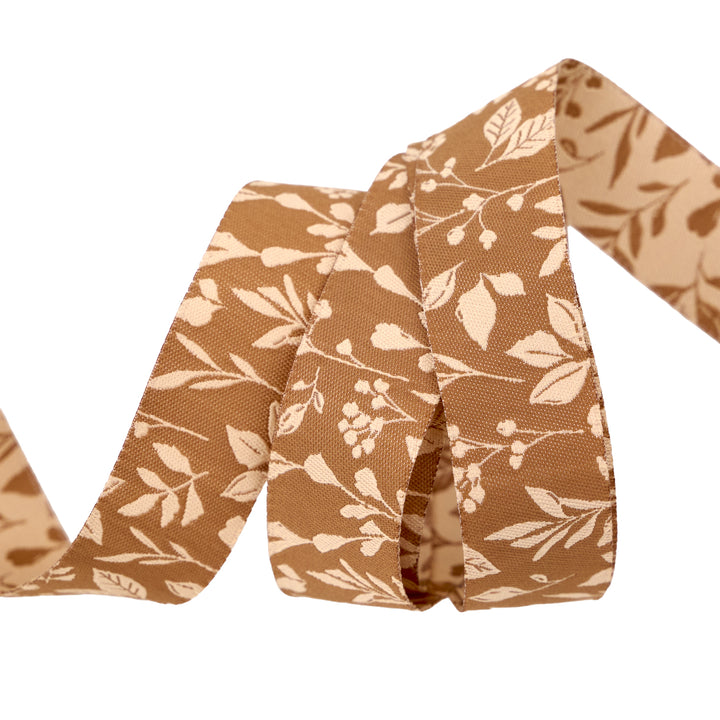 Montana Bloom - Boho Springs in Orange - 7/8" width - by Cate and Rainn - One Yard (Preorder)