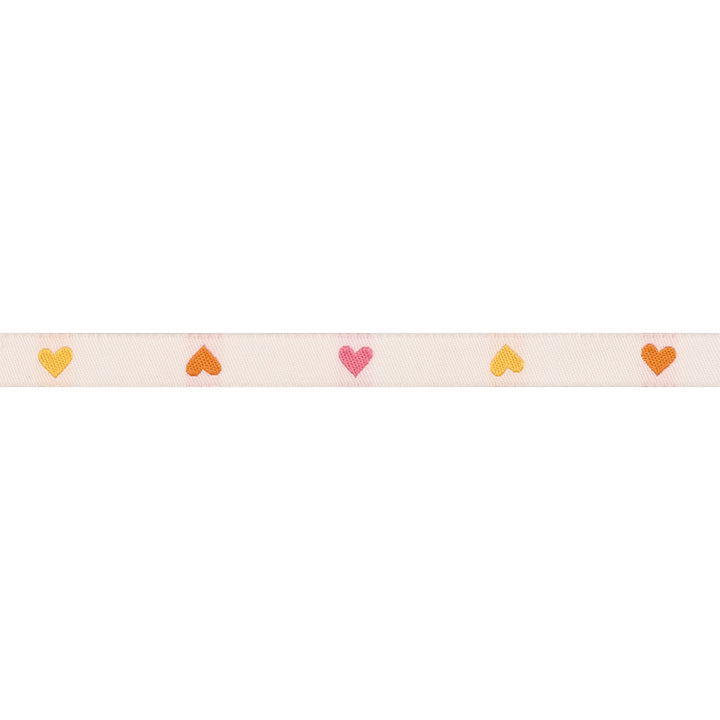 Hearts in Shell Multi - 3/8" width - Best of Melody by Melody Miller - One Yard