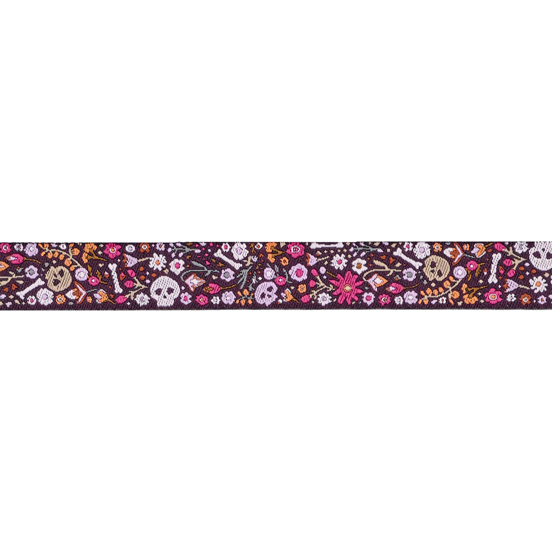Enshadow - Graveyard in Plum - 5/8" width - by Katarina Roccella - One Yard (Preorder)