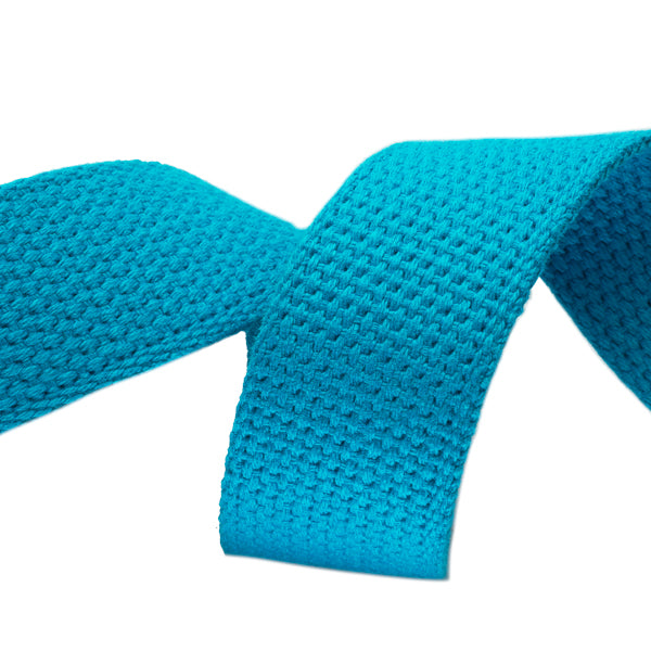 2yd-Turquoise Heavyweight Cotton Webbing