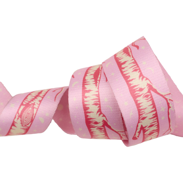 Full Moon Forest II - Big Tree Webbing in Honey - 1-1/2" width - by Tula Pink - PRECUT 1.5 YD