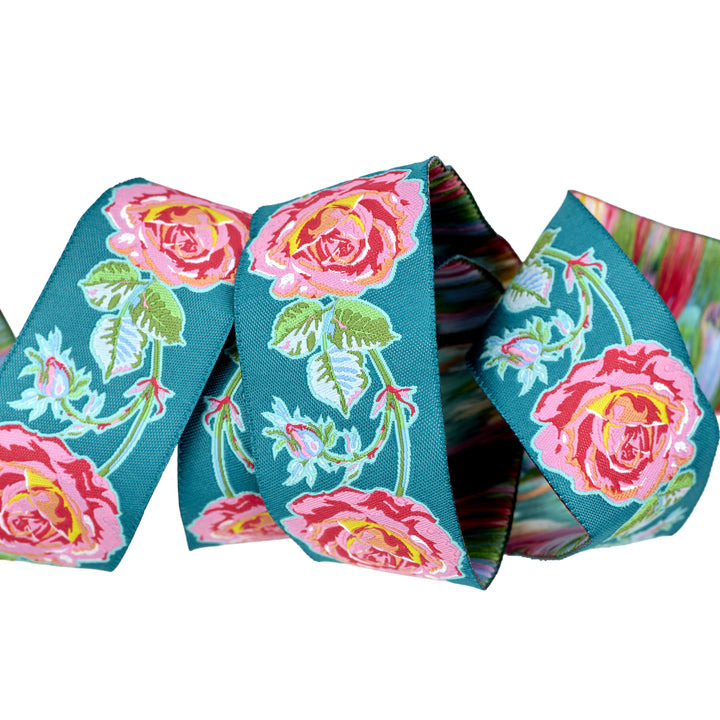 Market Days - Rosey Outlook - 1-1/2" width - by Stacy Peterson - One Yard (Preorder)