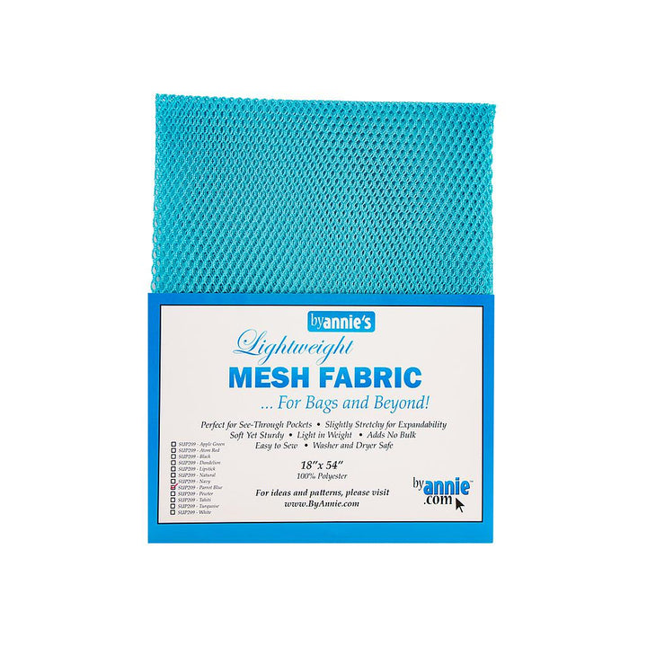 Lightweight Mesh - Parrot Blue - 18x54in
