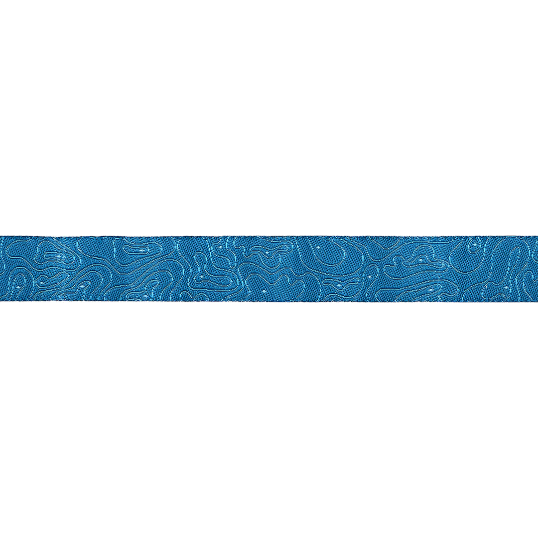 PREORDER - High Flight - Topography in Vintage Blue - 5/8" width - by Sarah Thomas - One Yard