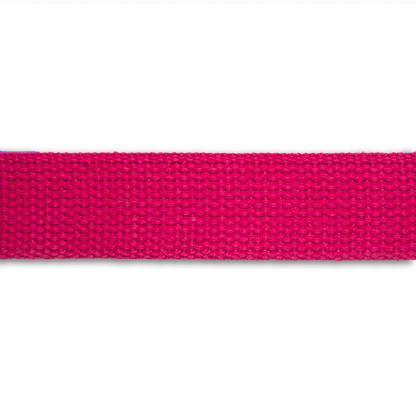 1.25" Hot Pink Heavyweight Cotton Webbing