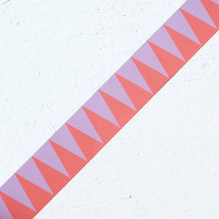 Sawtooth Webbing in Lavender Citrus - 1-1/2" width - by Renaissance Ribbons