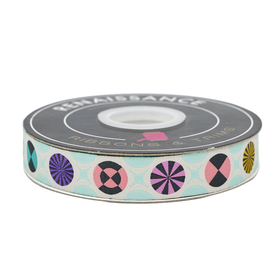 Prince Charming Deja Vu - Taffy in Sugar Rush - 7/8" width - by Tula Pink - One Yard (Preorder)