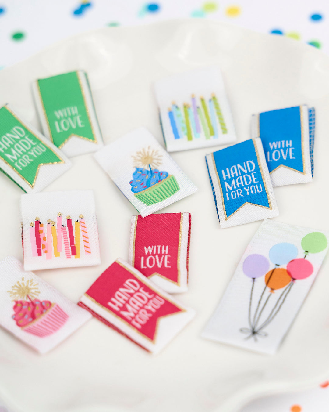 Happy Birthday - Woven Label Pack