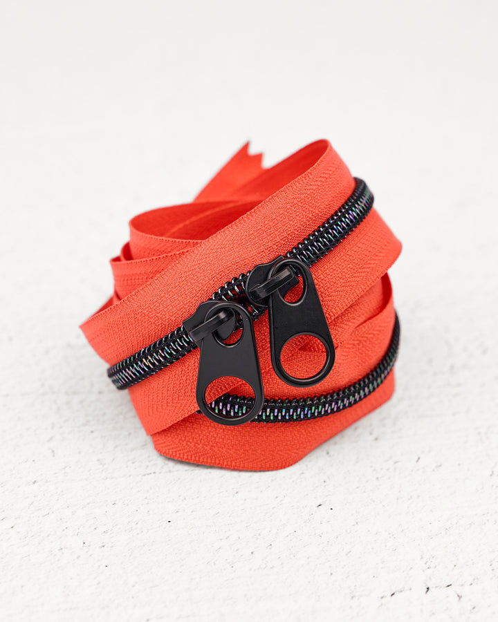 Tangerine Tango - Handbag Zipper - Renaissance Ribbons