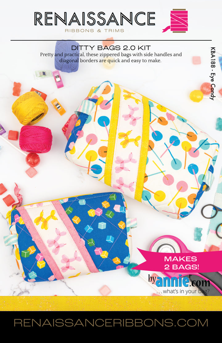 Sewing Kit - Ditty Bags 2.0 - Eye Candy BASE