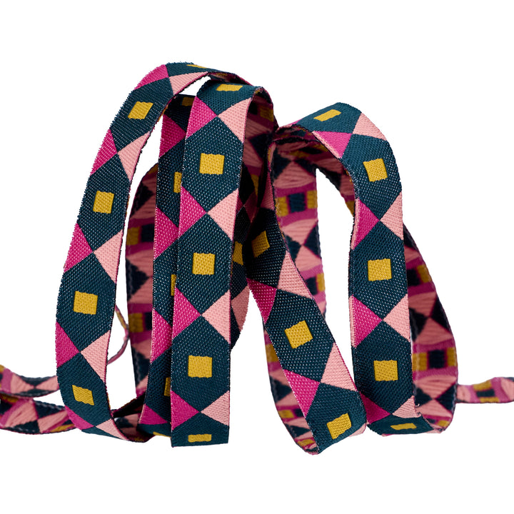 Ramble - Hourglass - 3/8" width - by Tara Faughnan - One Yard