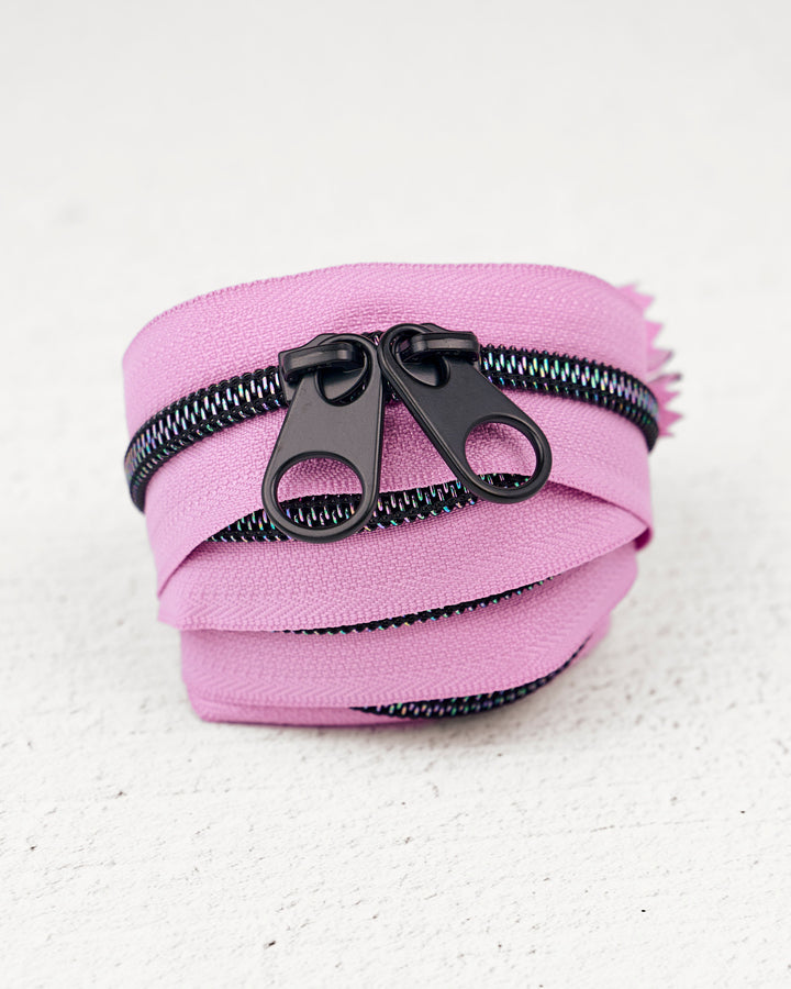 Orchid Chiffon - Handbag Zipper - Renaissance Ribbons