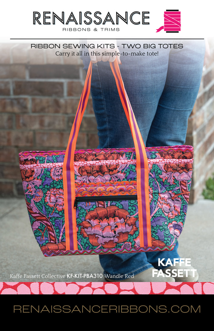 Sewing Kit - Two Big Totes with Kaffe x Morris and Co.