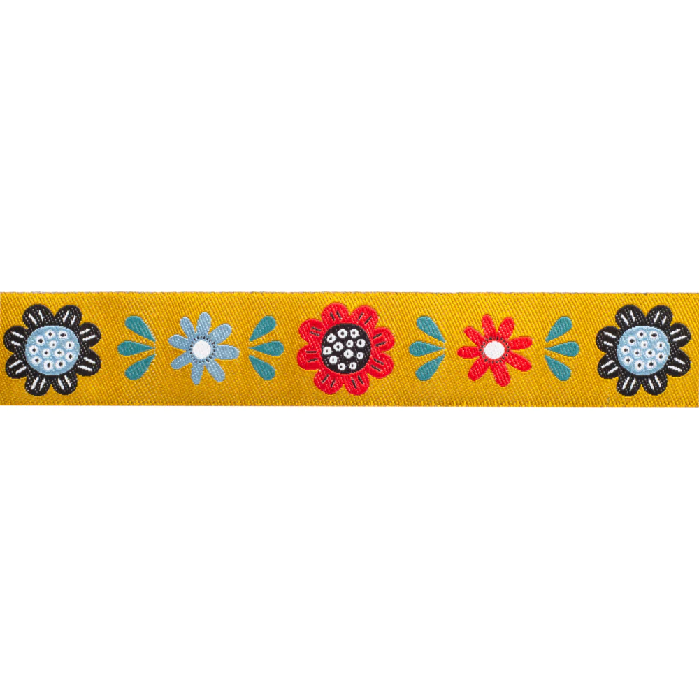 Folk Stylised Flower-Dinara Mirtalipova-7/8"-by yd