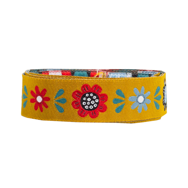 Folk Stylised Flower-Dinara Mirtalipova-7/8"-by yd