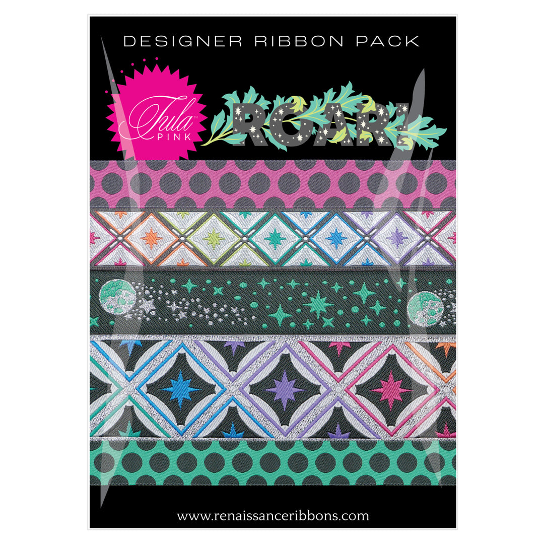 Tula Pink - Designer Ribbons, Fabric - Renaissance Ribbons