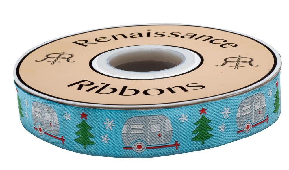 Adorable Holiday Camper by Jessica Jones - 7/8" -by the yard
