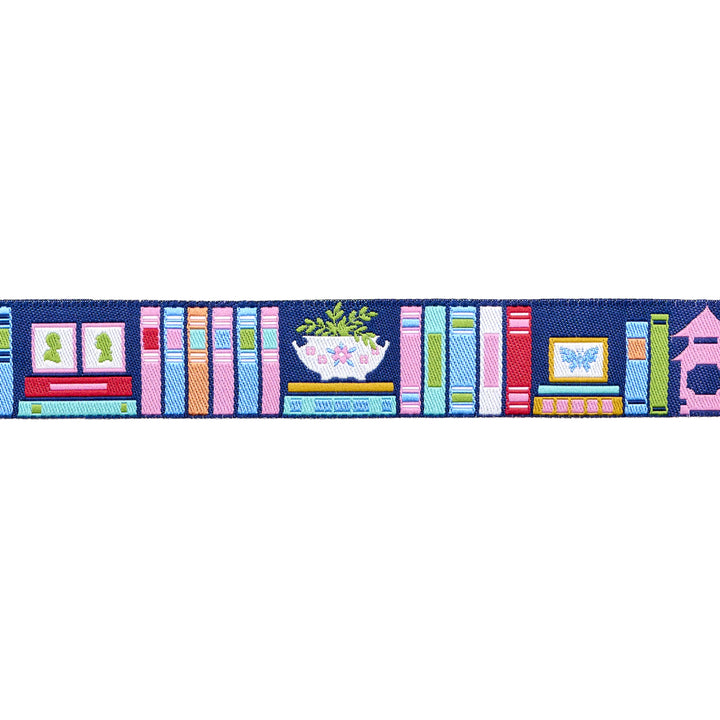 Market Days - Bookshelf Treasures - 7/8" width - by Stacy Peterson - One Yard (Preorder)