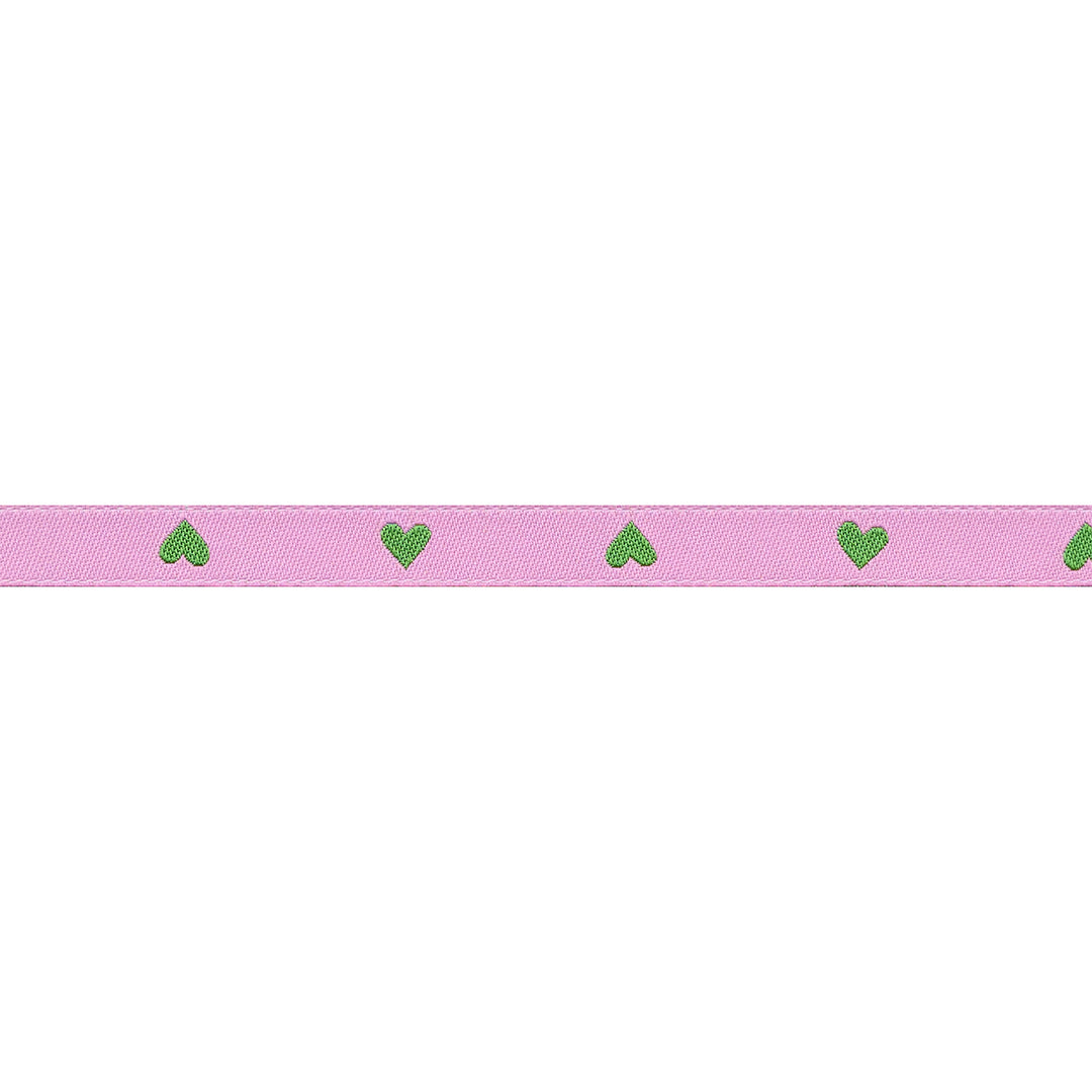 Hearts in Verdant - 3/8" width - Hearts and Sparks by Melody Miller - One Yard