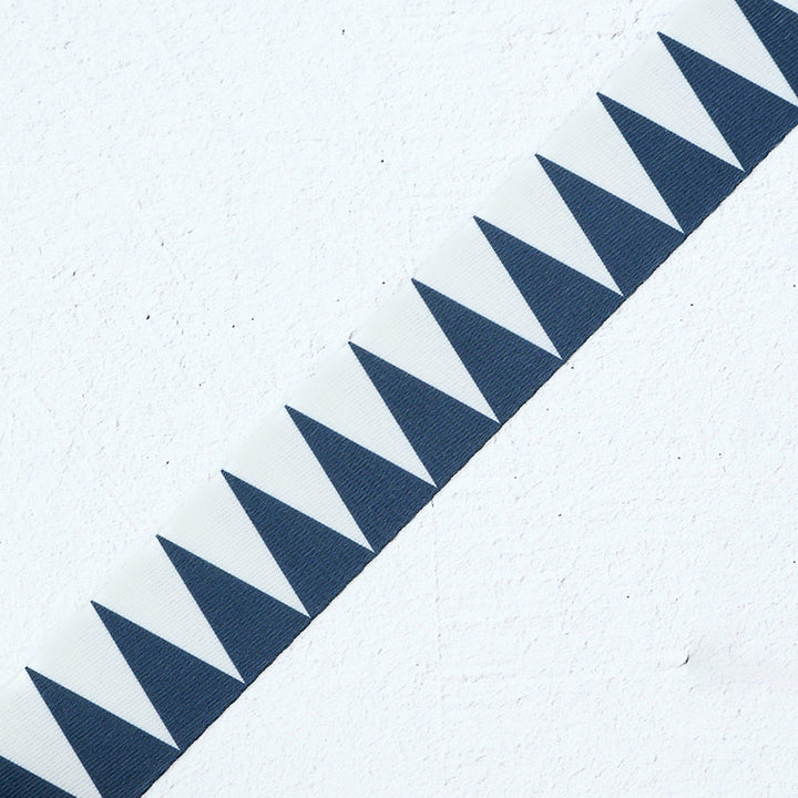 Sawtooth Webbing in Ash - 1-1/2" width - by Renaissance Ribbons