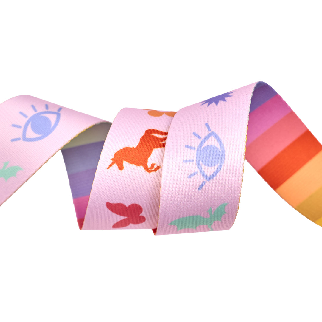Legendary - Charmed WEBBING in Wild Orchid - 1-1/2" width - by Tula Pink - 3 Yard Pack (Preorder)