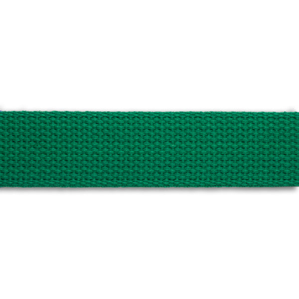 1.25" Kellygreen Heavyweight Cotton Webbing