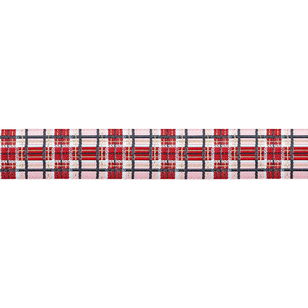 Adventale - Ribbon Plaid in Blue - 7/8" width - by Katarina Roccella - One Yard