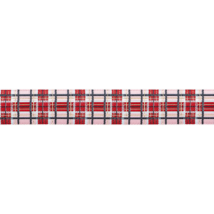 Adventale - Ribbon Plaid in Blue - 7/8" width - by Katarina Roccella - One Yard
