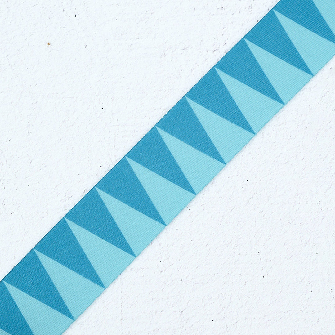Sawtooth Webbing in Aquamarine - 1-1/2" width - by Renaissance Ribbons