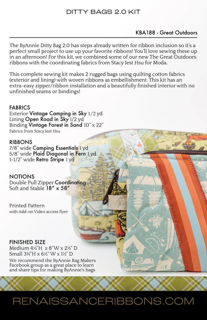 Sewing Kit - Ditty Bags 2.0 - Great Outdoors BASE