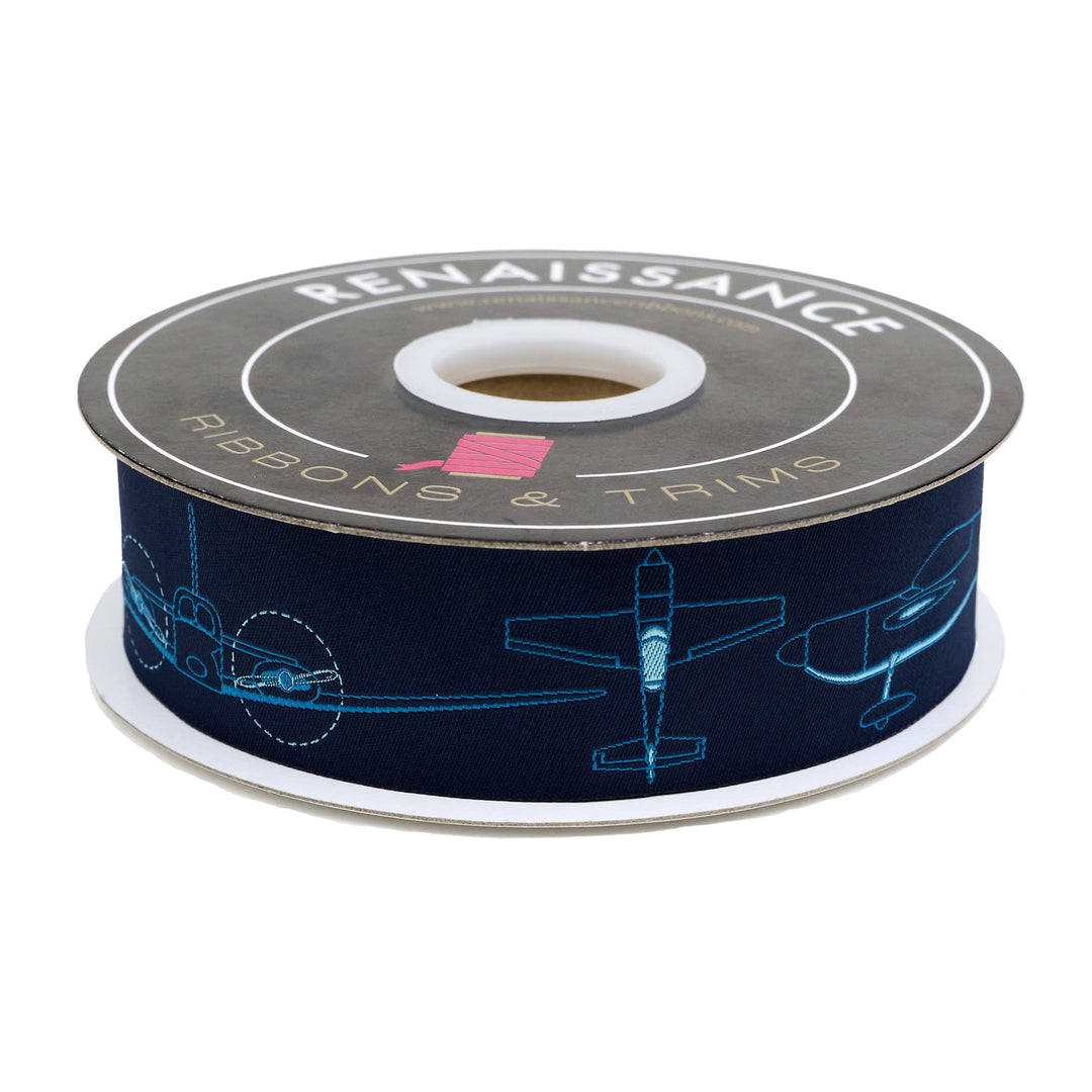 PREORDER - High Flight - Airshow - 1-1/2" width - by Sarah Thomas - One Yard