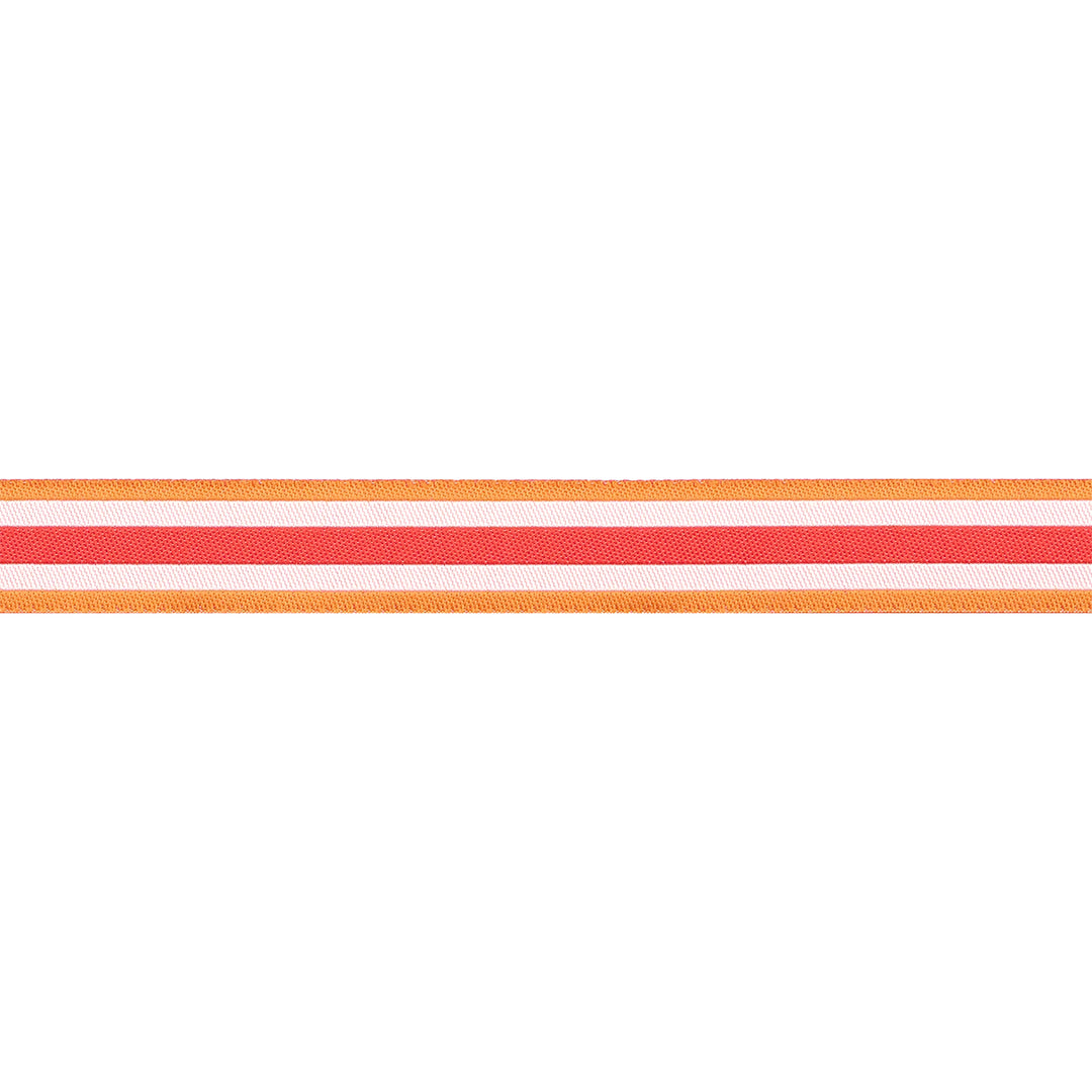 PREORDER - 3, 2, 1... Blastoff - Tube Sock Stripe in Mars 5/8" - by Stacy Iest Hsu - One Yard