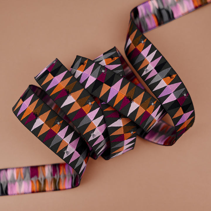 Enshadow - Threadling in Dark - 7/8" width - by Katarina Roccella - One Yard (Preorder)
