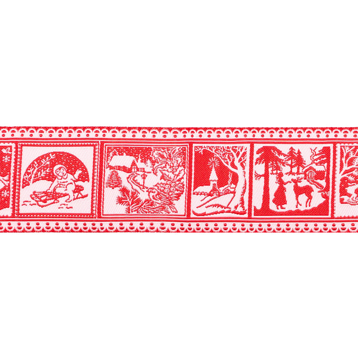 PREORDER - Buon Natale - Holiday Stamps - 1-1/2" - by Joanna Figueroa - One Yard