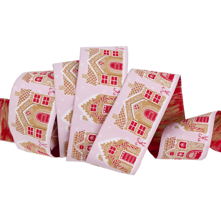 Candy Cane Lane - 1-1/2" width - Gingerbread Christmas - One Yard