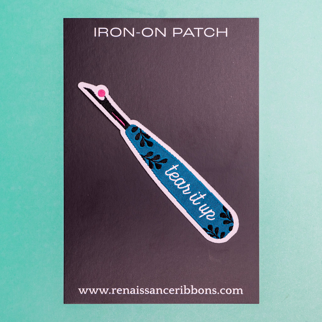 Sarah Watts - Seam Ripper Iron-On Patch Sarah Watts - Seam Ripper Iron-On Patch