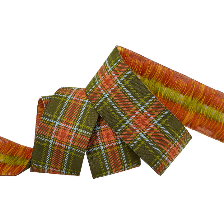 PREORDER - Plaid Perfection in Moss - 1-1/2" width - The Great Outdoors by Stacy Iest Hsu - One Yard