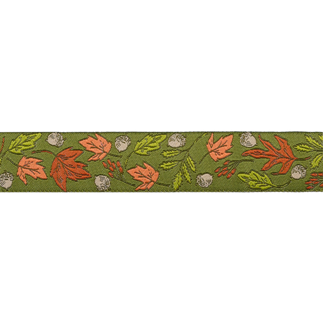 PREORDER - Forest Floor in Moss - 1" width - The Great Outdoors by Stacy Iest Hsu - One Yard