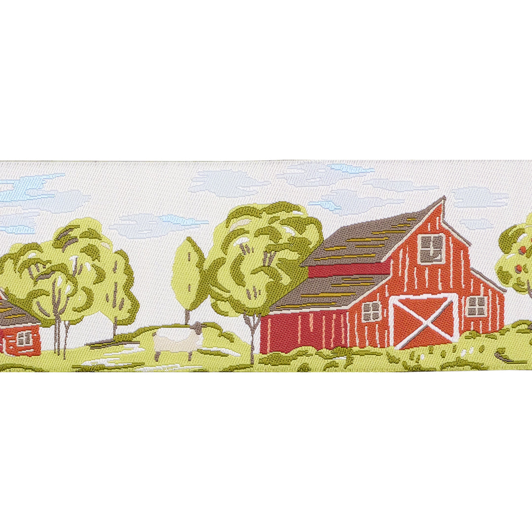 Farmstead in Porcelain - 2" width - Farmstead by Stacy Iest Hsu - One Yard