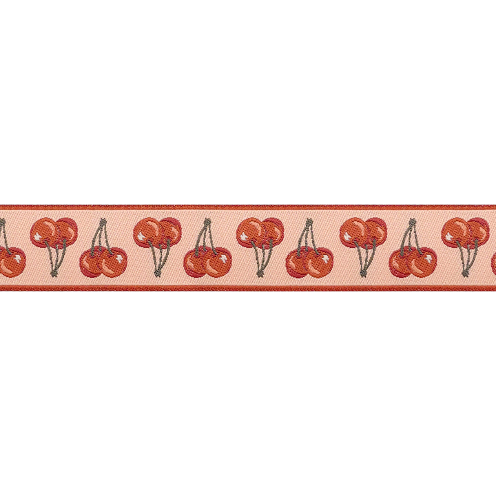 Cherries Jubilee in Light Coral - 7/8" width - Farmstead by Stacy Iest Hsu - One Yard